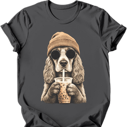 Cocker Spaniel Hipster Dog T Shirt Gift For Dog Lover