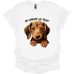 Dachshund Did Someone Say Treat T Shirt Gift For Dog Lover