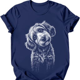 Cockapoo Tilted Dog T Shirt Gift For Dog Lover
