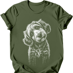 Cockapoo Tilted Dog T Shirt Gift For Dog Lover