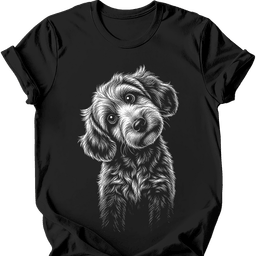 Cockapoo Tilted Dog T Shirt Gift For Dog Lover