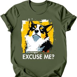 Corgi Excuse Me Dog T Shirt Gift For Dog Lover