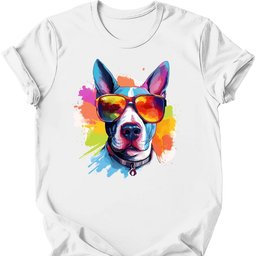 Bull Terrier Top Dog T Shirt Gift For Dog Lover