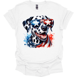 Dalmatian Patriot Series T Shirt Gift For Dog Lover