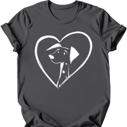 Dalmatian Heart Dog T Shirt Gift For Dog Lover