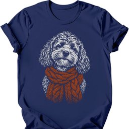 Cavapoo Winter Dog T Shirt Gift For Dog Lover