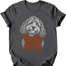 Cavapoo Winter Dog T Shirt Gift For Dog Lover