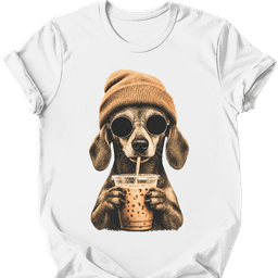 Chiweenie Hipster Dog T Shirt Gift For Dog Lover