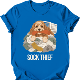 Cavapoo Sock Thief T Shirt Gift For Dog Lover