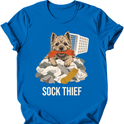 Cairn Terrier Sock Thief T Shirt Gift For Dog Lover