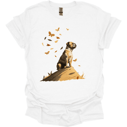 Bulldog Fall Dog T Shirt Gift For Dog Lover