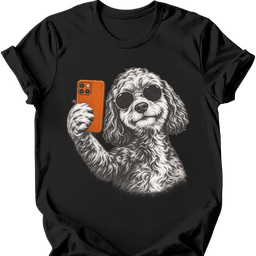 Cockapoo Selfie Dog T Shirt Gift For Dog Lover