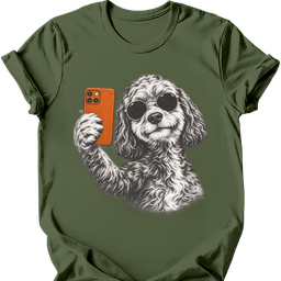 Cockapoo Selfie Dog T Shirt Gift For Dog Lover