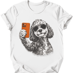 Cockapoo Selfie Dog T Shirt Gift For Dog Lover