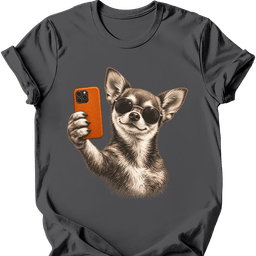 Chihuahua Selfie Dog T Shirt Gift For Dog Lover