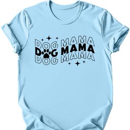 Dog Mama Wave T Shirt Gift For Mom