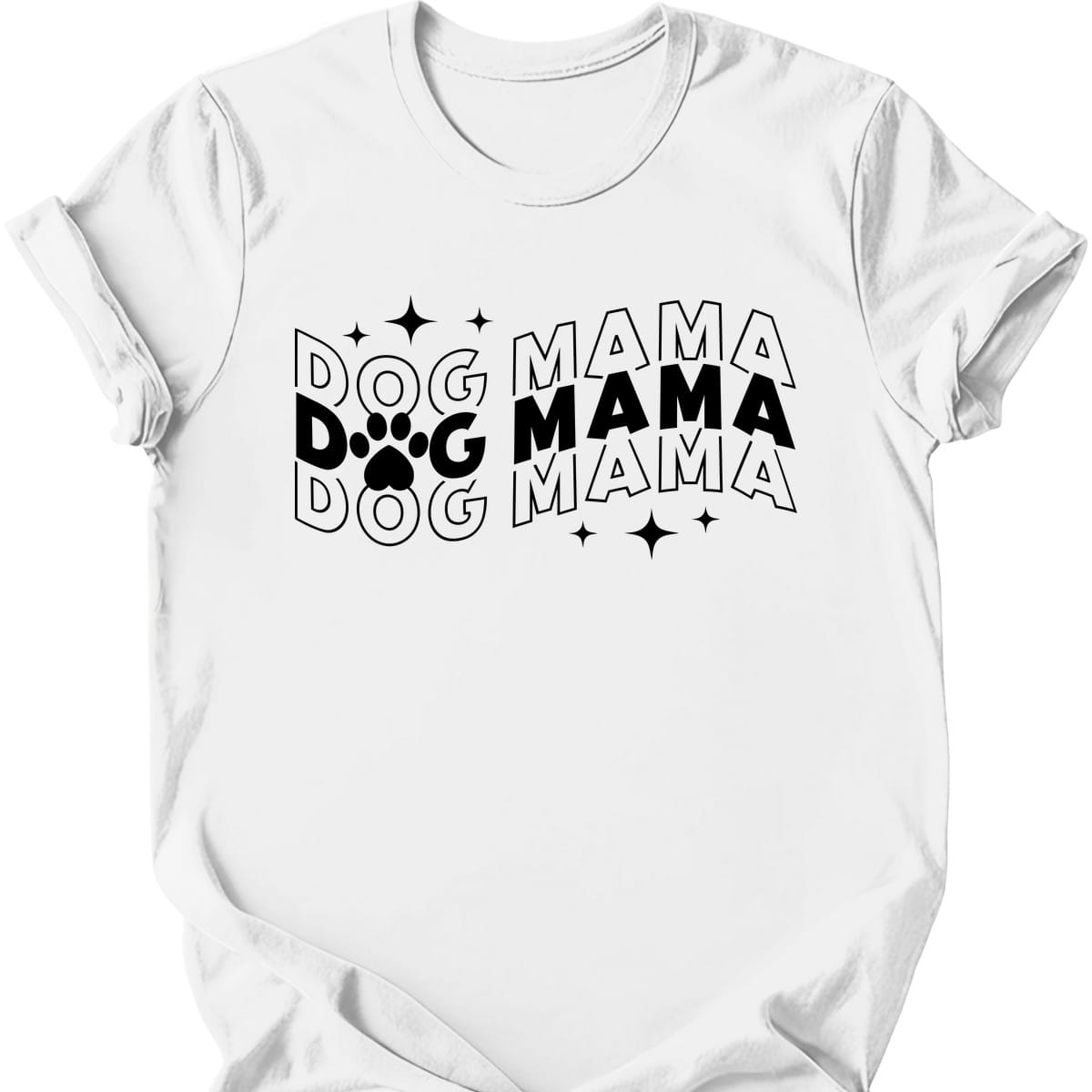 Dog Mama Wave T Shirt Gift For Mom