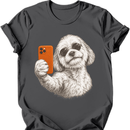 Coton De Tulear Selfie Dog T Shirt Gift For Dog Lover