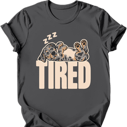 Catahoula Leopard Tired Dog T Shirt Gift For Dog Lover