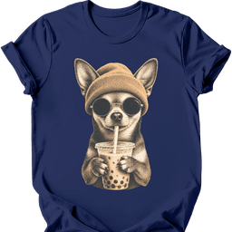 Chihuahua Hipster Dog T Shirt Gift For Dog Lover