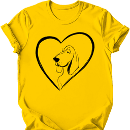 Bracco Italiano Heart Dog T Shirt Gift For Dog Lover