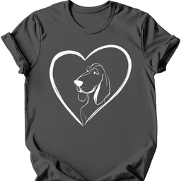 Bracco Italiano Heart Dog T Shirt Gift For Dog Lover
