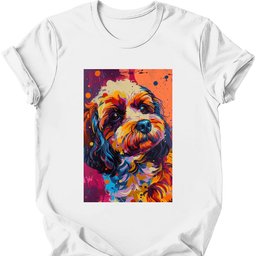 Cavapoo Punk Dog T Shirt Gift For Dog Lover