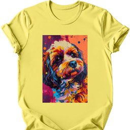 Cavapoo Punk Dog T Shirt Gift For Dog Lover