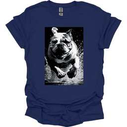 Bulldog Puddle Dog T Shirt Gift For Dog Lover