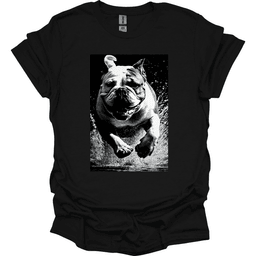 Bulldog Puddle Dog T Shirt Gift For Dog Lover