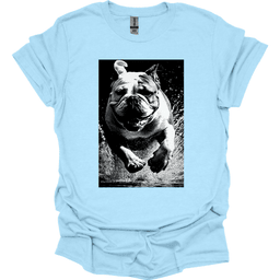 Bulldog Puddle Dog T Shirt Gift For Dog Lover
