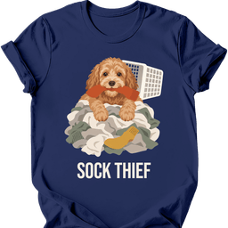 Cockapoo Sock Thief T Shirt Gift For Dog Lover