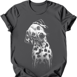 Dalmatian Tilted Dog T Shirt Gift For Dog Lover