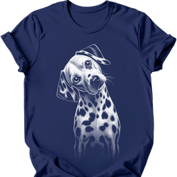 Dalmatian Tilted Dog T Shirt Gift For Dog Lover