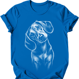 Dachshund Tilted Dog T Shirt Gift For Dog Lover