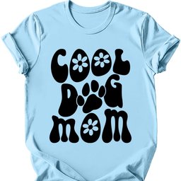 Cool Dog Mom Retro T Shirt Gift For Mom