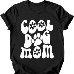 Cool Dog Mom Retro T Shirt Gift For Mom
