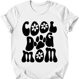 Cool Dog Mom Retro T Shirt Gift For Mom
