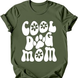 Cool Dog Mom Retro T Shirt Gift For Mom