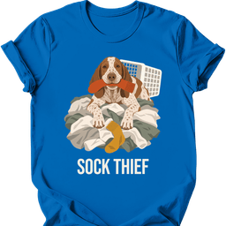 Bracco Italiano Sock Thief T Shirt Gift For Dog Lover