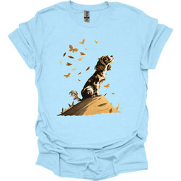 Cavalier King Charles Spaniel Fall Dog T Shirt Gift For Dog Lover
