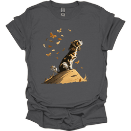 Cavalier King Charles Spaniel Fall Dog T Shirt Gift For Dog Lover