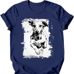 Dachshund Running Dog T Shirt Gift For Dog Lover