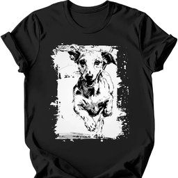 Dachshund Running Dog T Shirt Gift For Dog Lover