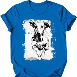Dachshund Running Dog T Shirt Gift For Dog Lover