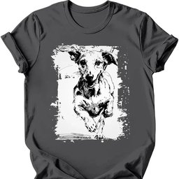 Dachshund Running Dog T Shirt Gift For Dog Lover