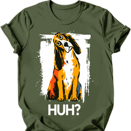 Coonhound Huh Dog T Shirt Gift For Dog Lover