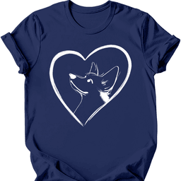 Corgi Heart Dog T Shirt Gift For Dog Lover
