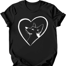 Corgi Heart Dog T Shirt Gift For Dog Lover