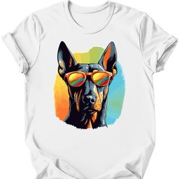 Doberman Top Dog T Shirt Gift For Dog Lover
